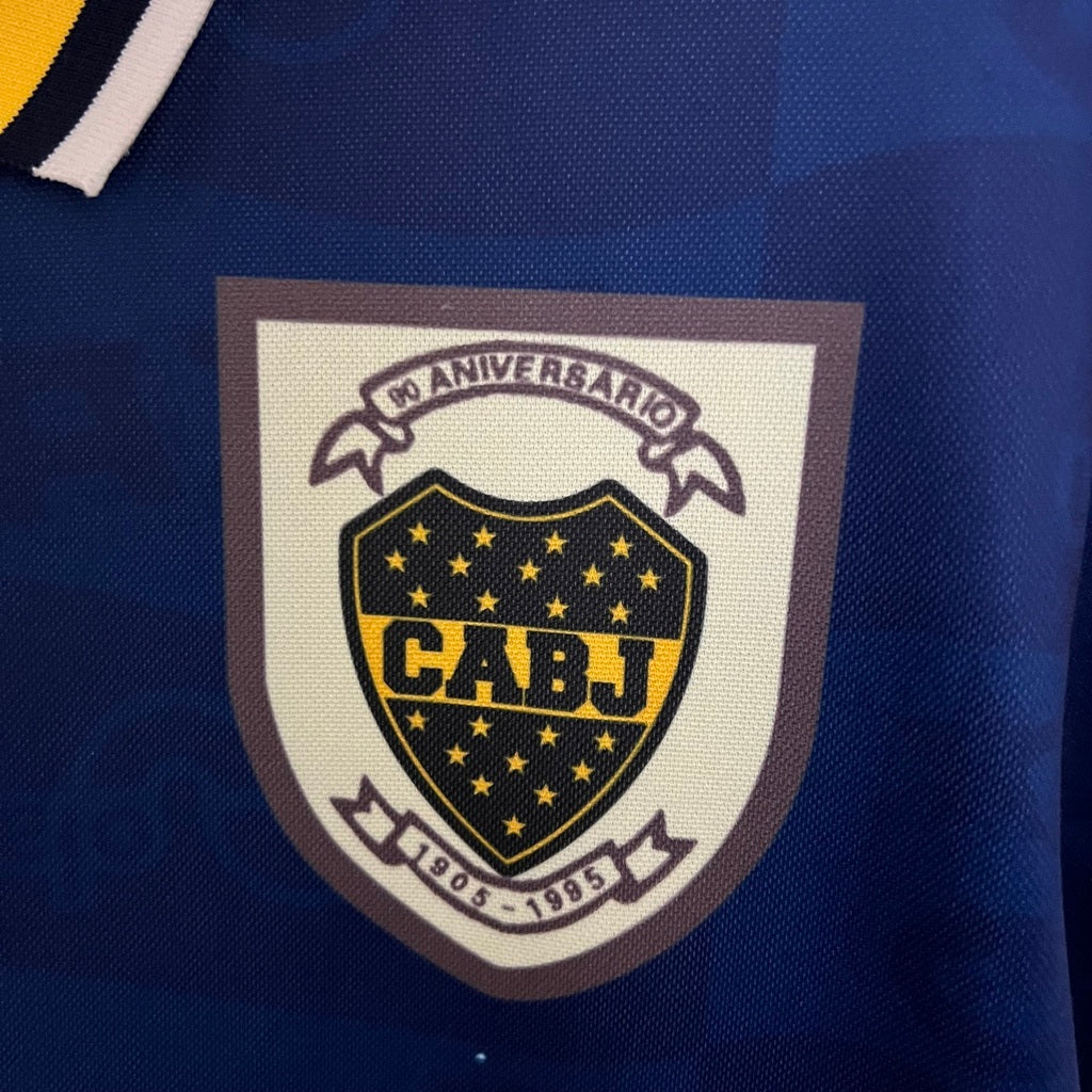 Camiseta RETRO - MARADONA - BOCA JUNIORS 1995/96 Local - MANGA LARGA + Envío Gratis