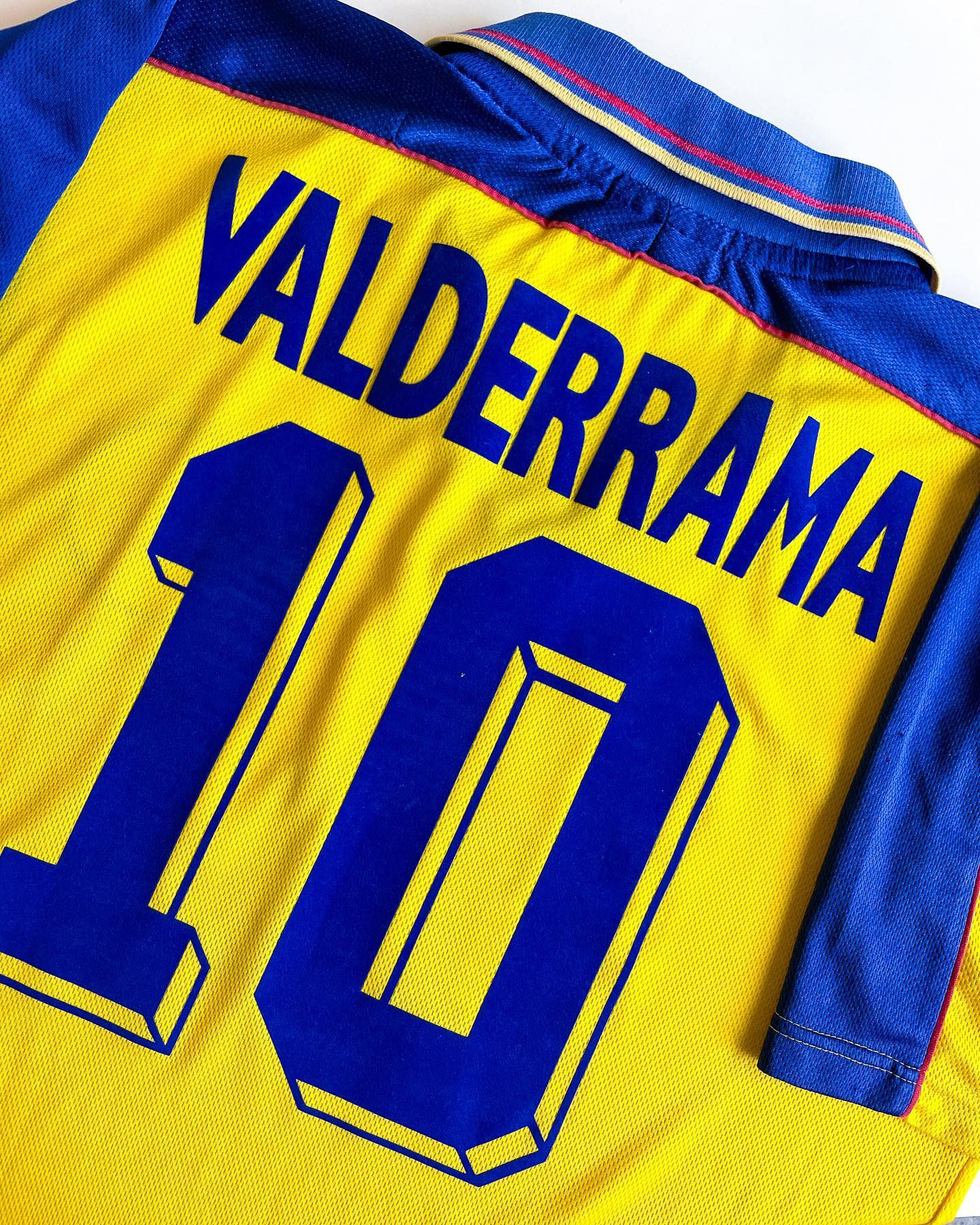 Camiseta RETRO - VALDERRAMA – COLOMBIA Local – 1998 MANGA CORTA + Envío Gratis