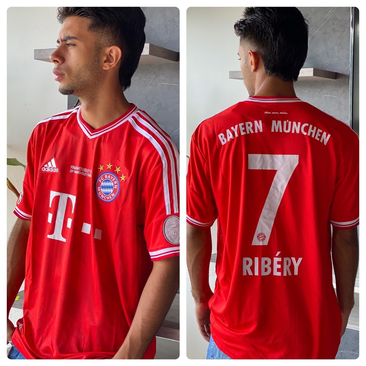 Camiseta RETRO - RIBÉRY - BAYERN MUNICH 2013/14 Local - MANGA CORTA + Envío Gratis