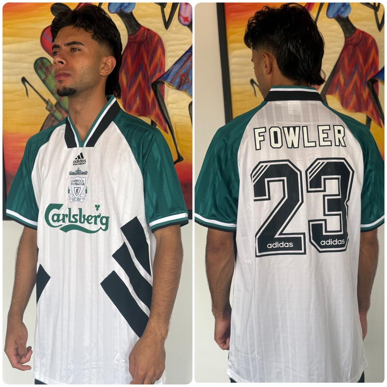 Camiseta RETRO - FOWLER – LIVERPOOL Visitante – 1993/95 MANGA CORTA + Envío Gratis