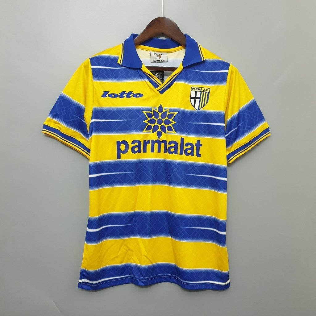 Camiseta RETRO - ASPRILLA – PARMA Local – 1998/99 MANGA CORTA + Envío Gratis