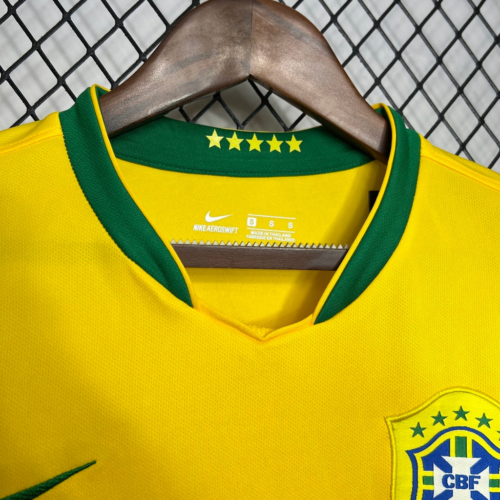 Camiseta RETRO - RONALDO - BRASIL 2006 Local - MANGA CORTA + Envío Gratis