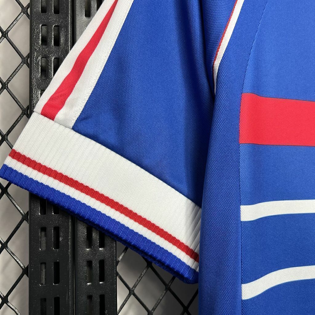 Camiseta RETRO - ZIDANE - FRANCIA 1998 Local - MANGA CORTA + Envío Gratis