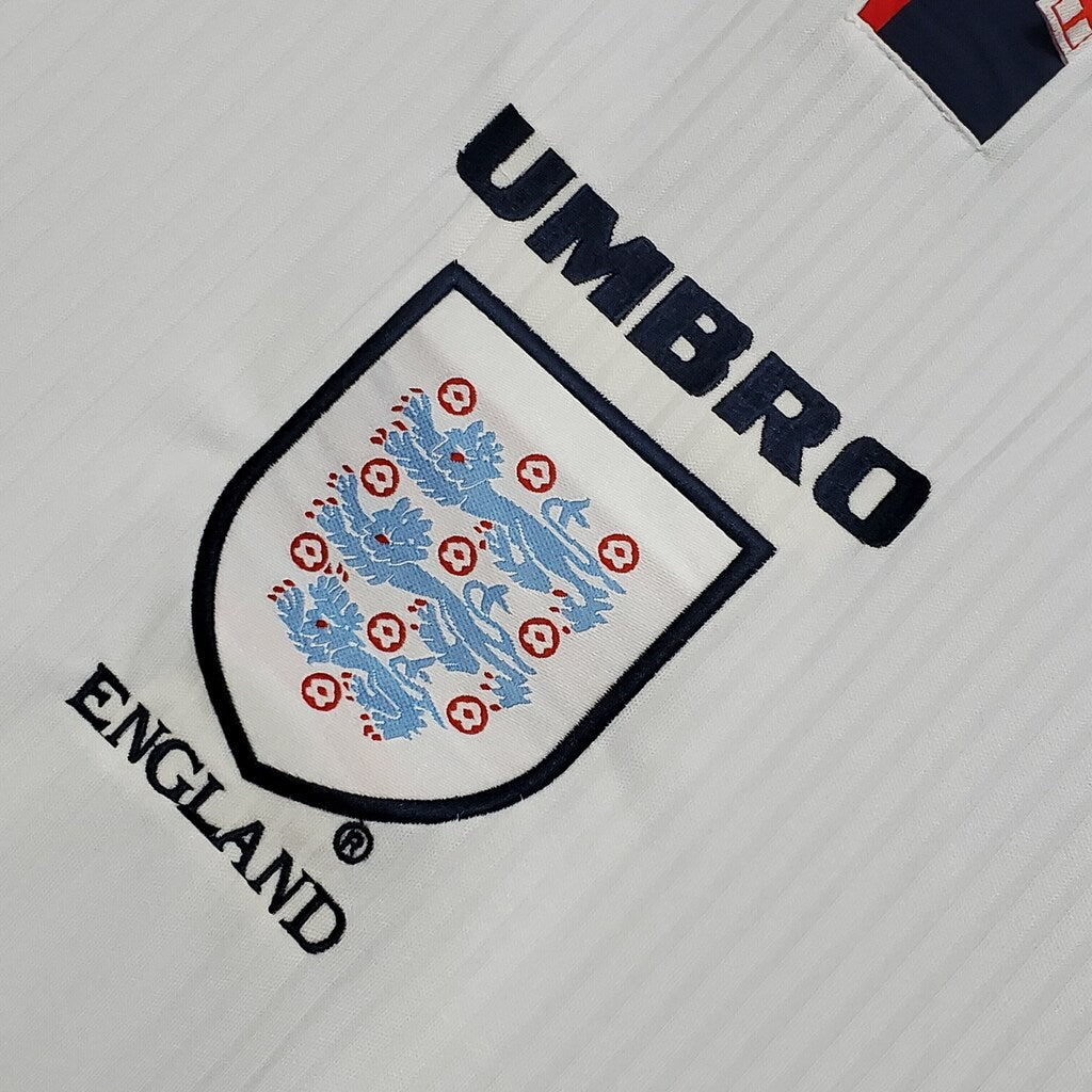 Camiseta RETRO - BECKHAM – INGLATERRA Local – 1998 MANGA CORTA + Envío Gratis