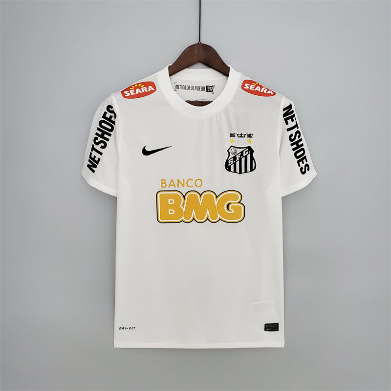 Camiseta RETRO - NEYMAR JR - SANTOS 2011/12 Local - MANGA CORTA + Envío Gratis