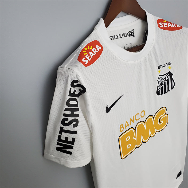 Camiseta RETRO - NEYMAR JR - SANTOS 2011/12 Local - MANGA CORTA + Envío Gratis