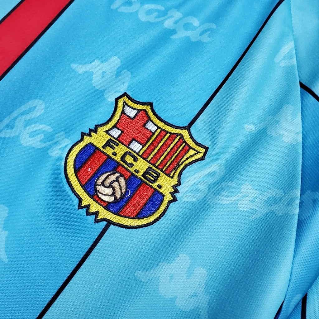 Camiseta RETRO - RONALDO – BARCELONA Visitante – 1996/97 MANGA CORTA + Envío Gratis