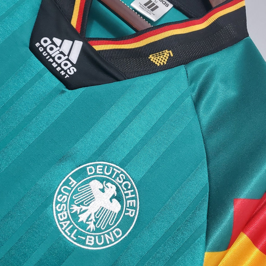 Camiseta RETRO - MATTHAÜS – ALEMANIA Visitante – 1992 MANGA CORTA + Envío Gratis