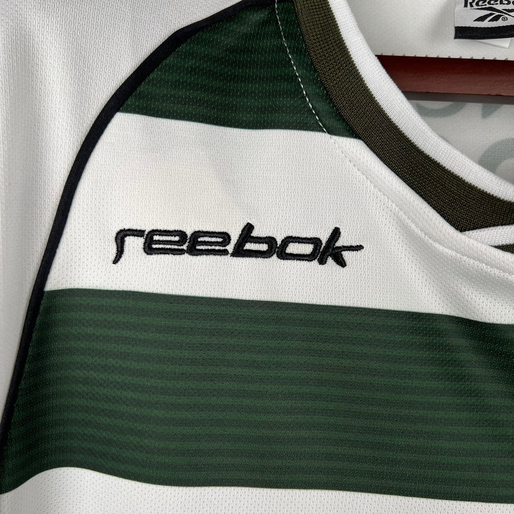 Camiseta RETRO -  RONALDO – SPORTING LISBOA Local – 2002/03 MANGA CORTA + Envío Gratis