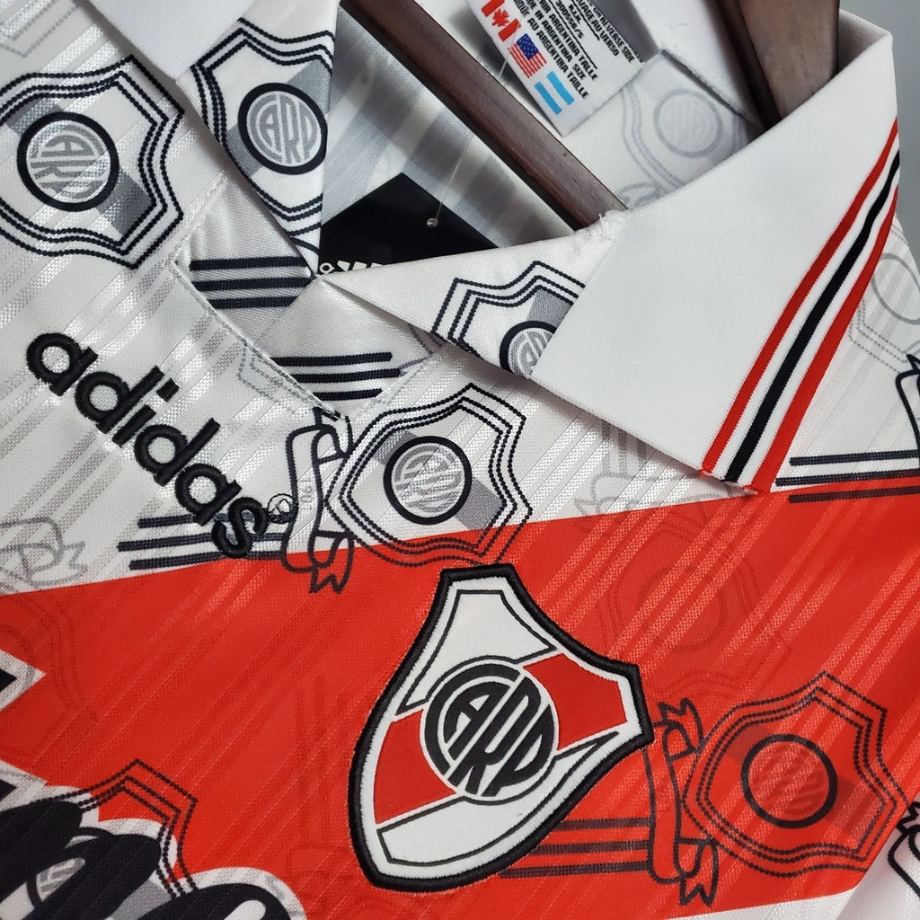Camiseta RETRO - FRANCESCOLI – RIVER PLATE Local – 1996/97 MANGA LARGA + Envío Gratis