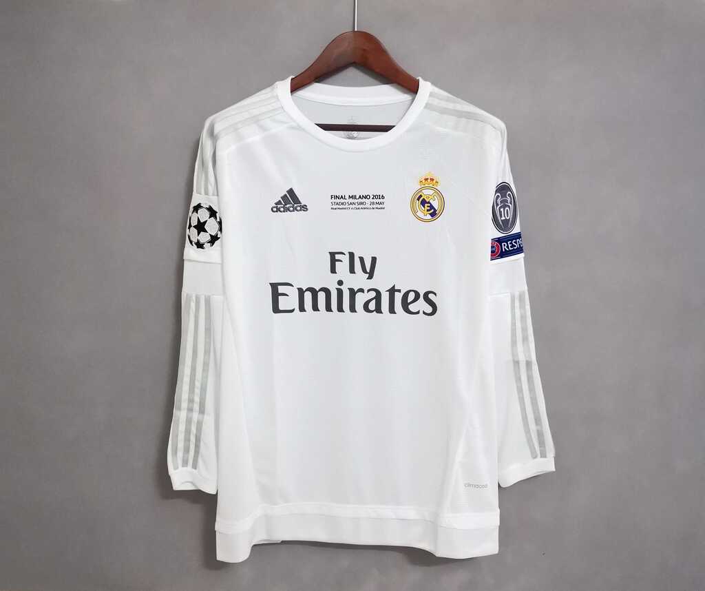 Camiseta RETRO -  RONALDO – REAL MADRID Local – 2015/16 MANGA LARGA + Envío Gratis