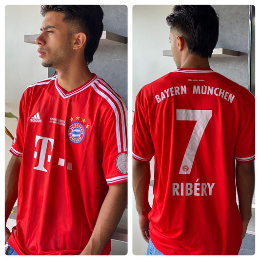 Camiseta RETRO - RIBÉRY - BAYERN MUNICH 2013/14 Local - MANGA CORTA + Envío Gratis