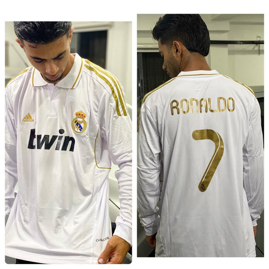 Camiseta RETRO - RONALDO – REAL MADRID Local – 2011/12 MANGA LARGA + Envío Gratis