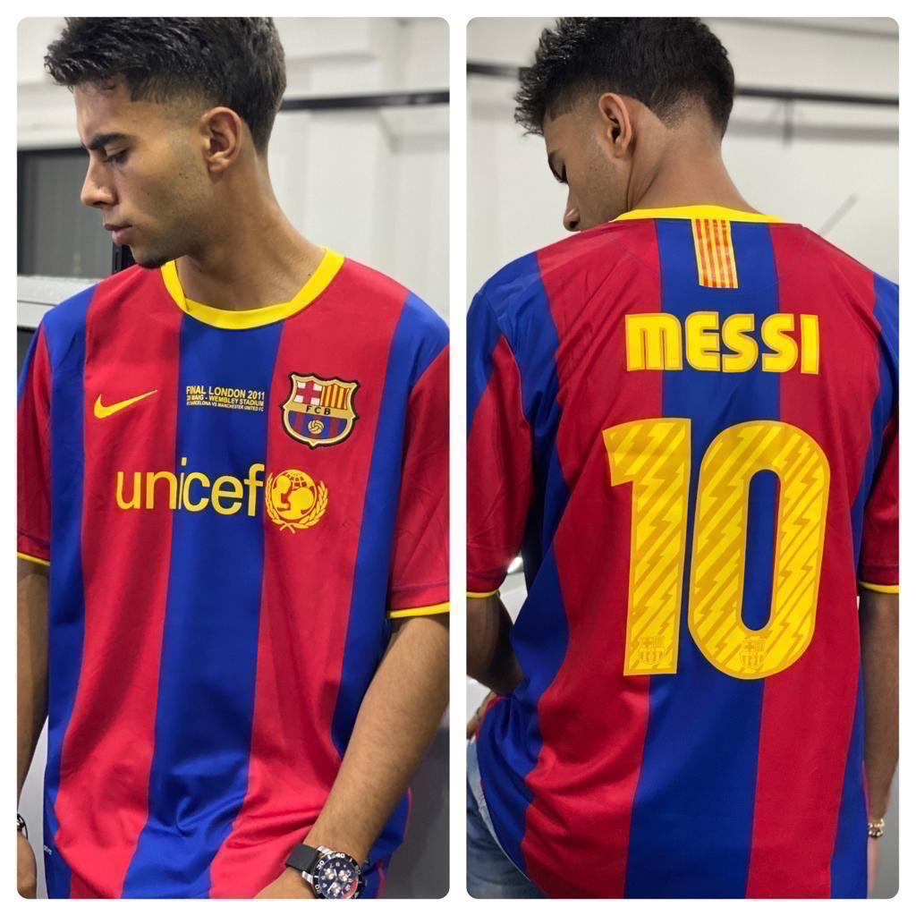 Camiseta RETRO - MESSI - BARCELONA 2010/11 Local - MANGA CORTA + Envío Gratis