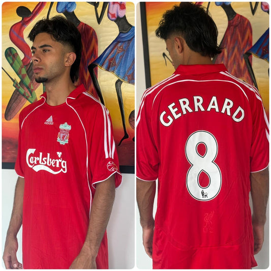 Camiseta RETRO -  GERRARD – LIVERPOOL Local – 2006/08 MANGA CORTA  + Envío Gratis