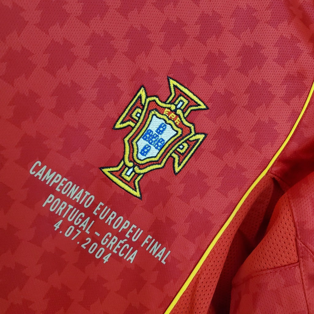 Camiseta RETRO -  RONALDO – PORTUGAL Local – 2004 MANGA CORTA + Envío Gratis