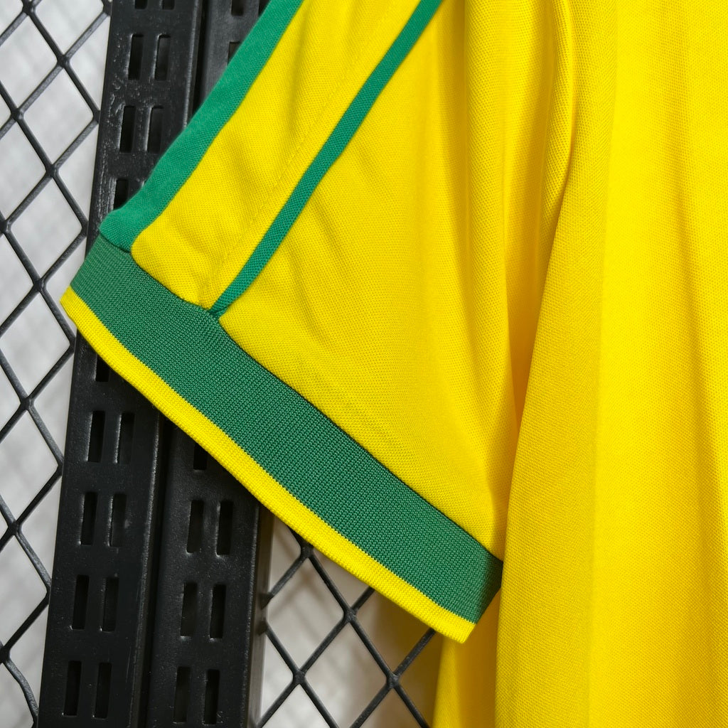 Camiseta RETRO - RONALDO - BRASIL 1998 Local - MANGA CORTA + Envío Gratis