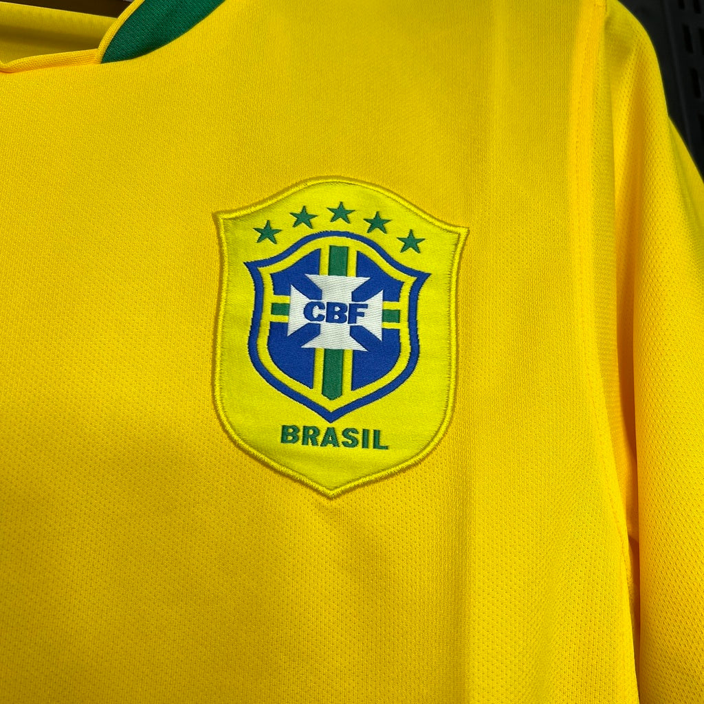 Camiseta RETRO - RONALDO - BRASIL 2006 Local - MANGA CORTA + Envío Gratis