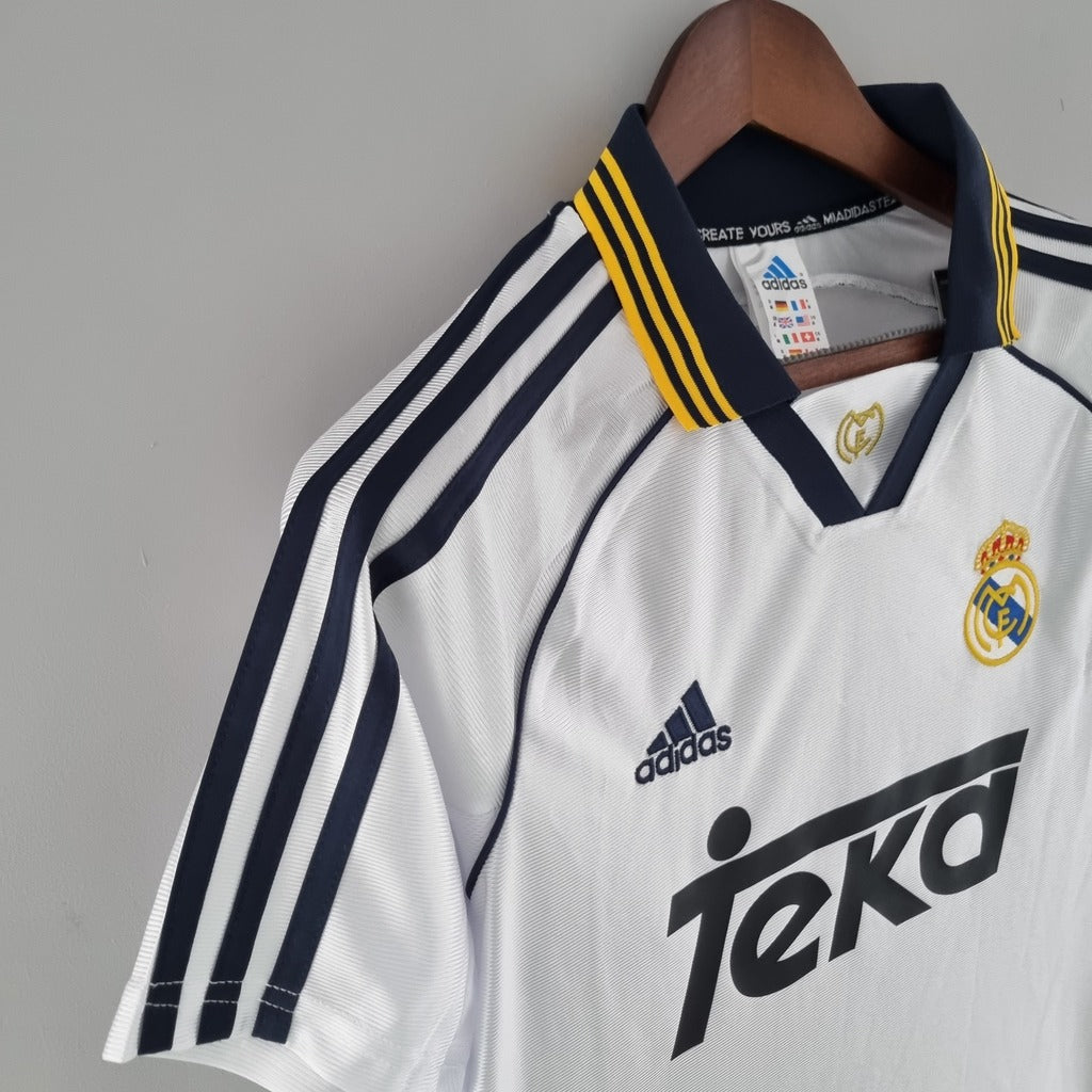 Camiseta RETRO -  R. CARLOS – REAL MADRID Local – 1999/00 MANGA CORTA + Envío Gratis