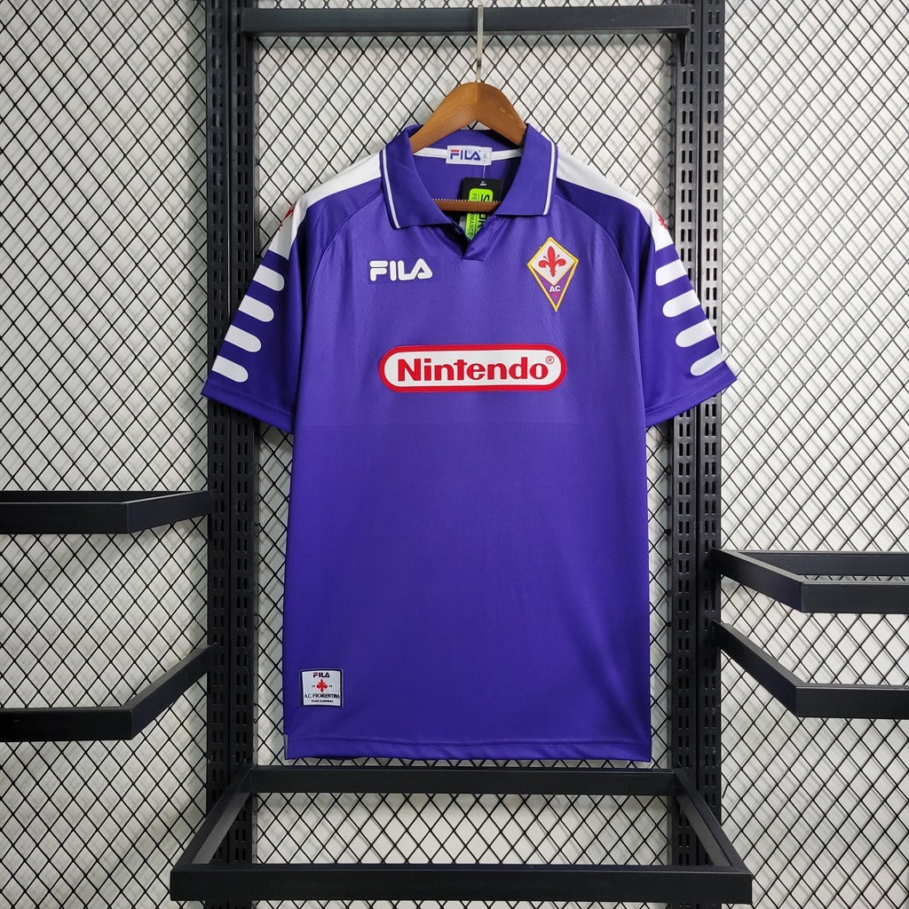 Camiseta RETRO - BATISTUTA – FIORENTINA Local – 1998/99 MANGA CORTA + Envío Gratis