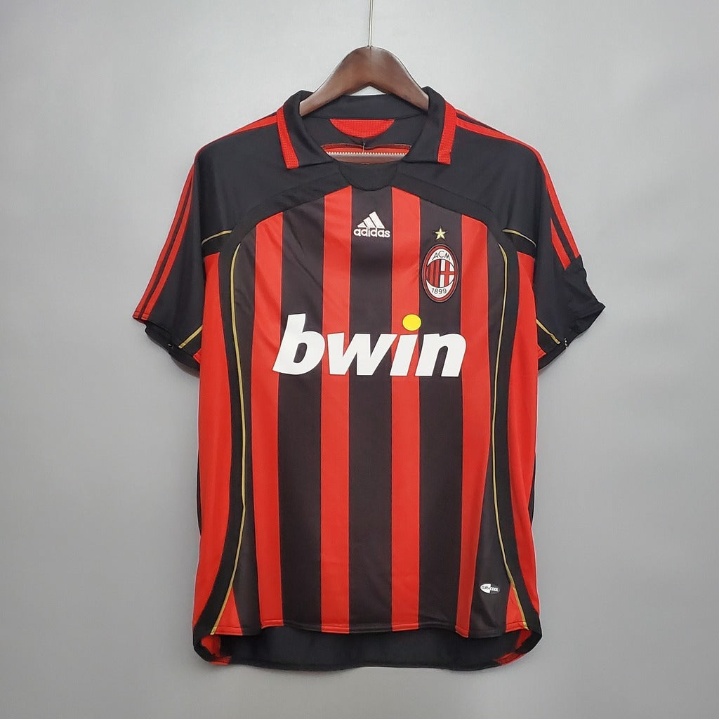 Camiseta RETRO - KAKÁ -  AC MILAN 2006/07 Local - MANGA CORTA + Envío Gratis